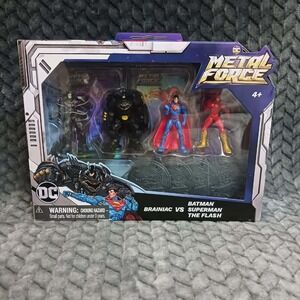 DC Comics Metal Force Team up Brainiac Vs Batman Superman The Flash‎ Set 4